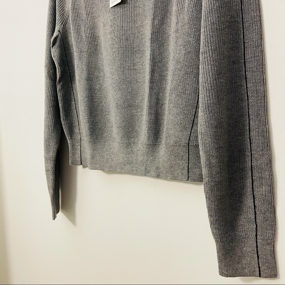 NWT✨Splendid Warner Long Sleeve Sweater in gray - Picture 4 of 10